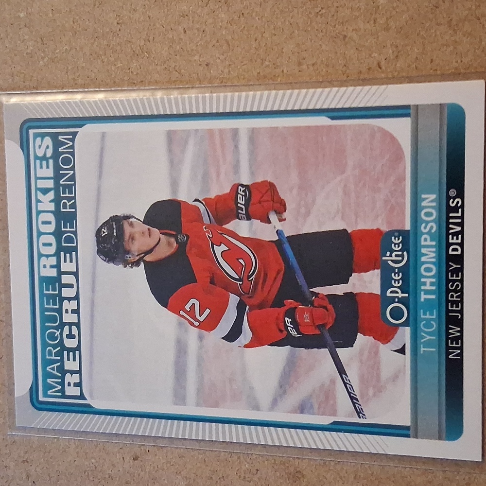 Jersey Devils Tyce Thompson Hockey Trading Cards